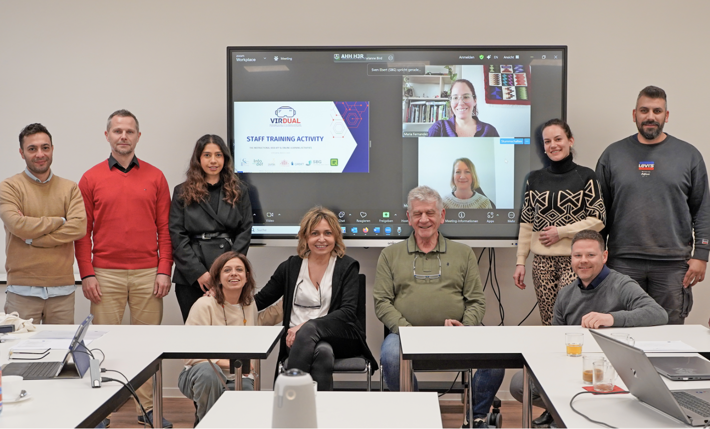 VIRDUAL staff training in Dresden: Hands-on XR learning in action